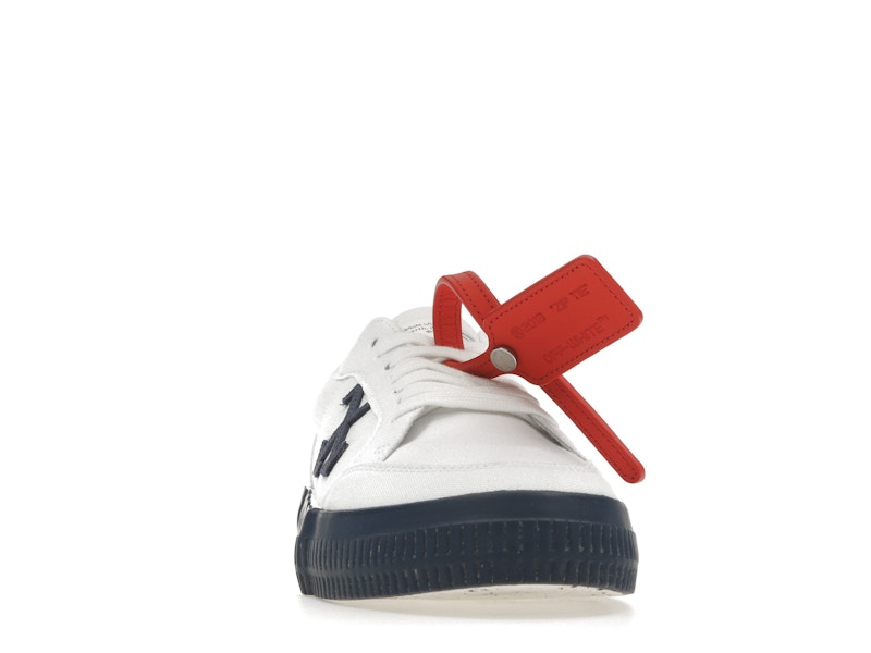 OFF-WHITE Vulcanized Low White Blue Canvas