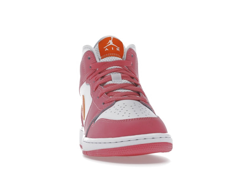 Jordan 1 Mid Pinksicle Safety Orange (GS)