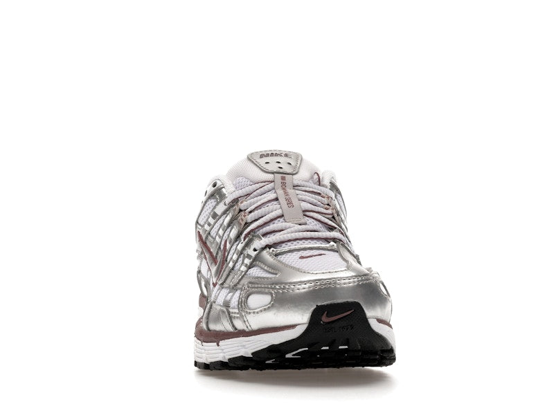 Nike P-6000 White Metallic Silver Tattoo (Women's)