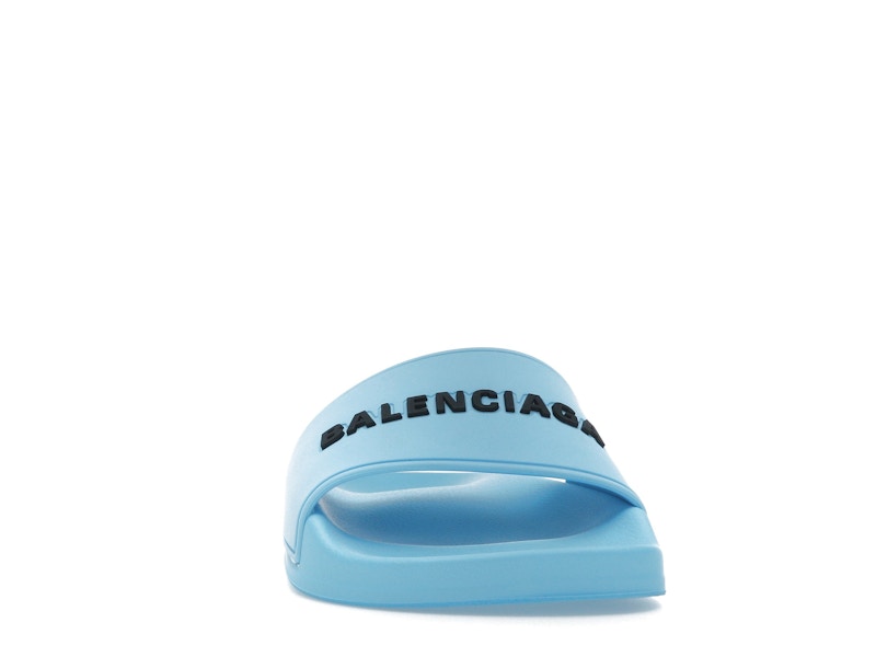 Balenciaga Pool Slide Blue Sky (Womens)
