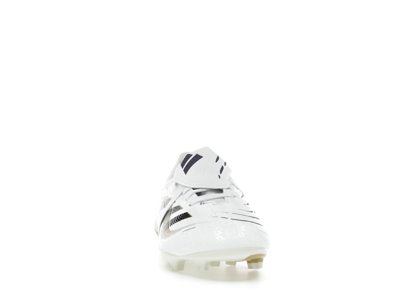 adidas Predator League Fold-Over Tongue FG/MG Cloud White Core Black Gold Metallic (GS)