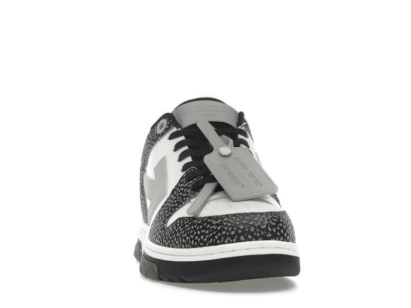 OFF-WHITE Out Of Office OOO Low Tops Black Grey with Dots
