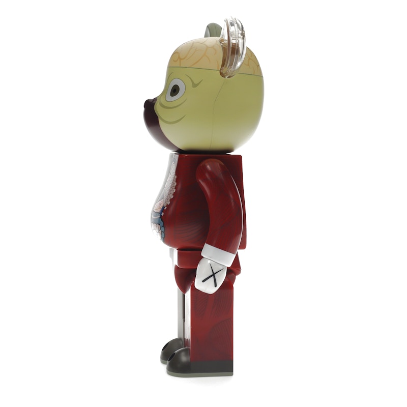 KAWS Bearbrick Dissected 400% Brown