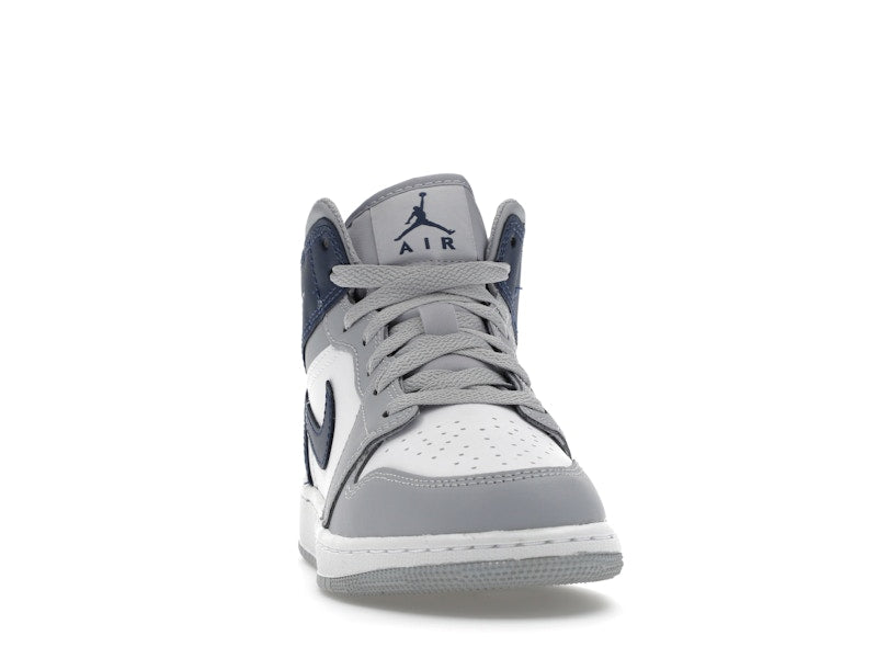 Jordan 1 Mid Wolf Grey Midnight Navy (GS)