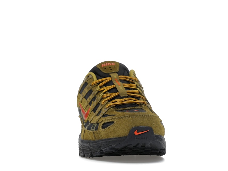 Nike P-6000 Premium Cordura Olive Flak Black Picante Red