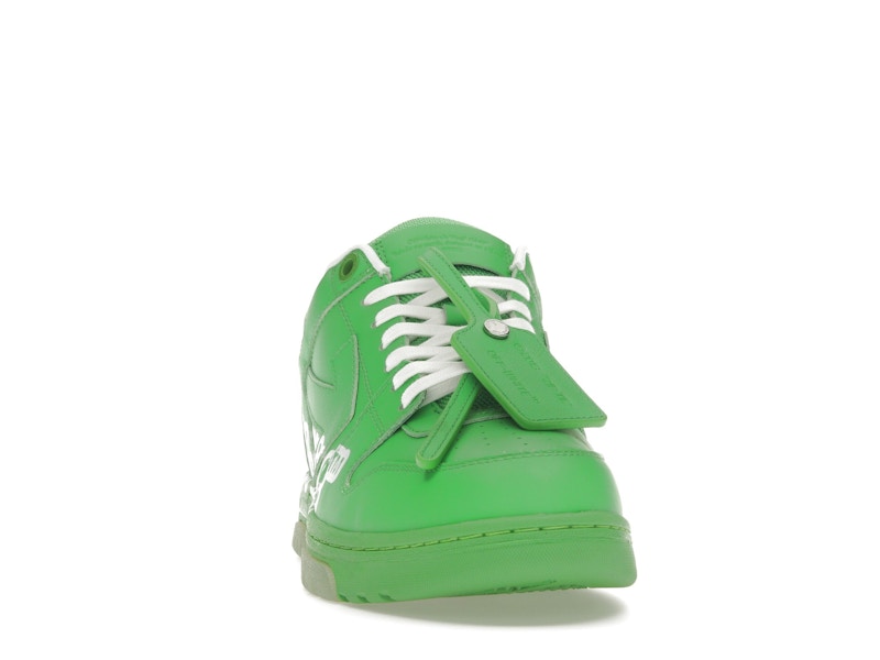 OFF-WHITE Out Of Office OOO Low Tops Green White