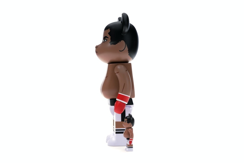 Bearbrick Muhammad Ali 100% & 400% Set Brown