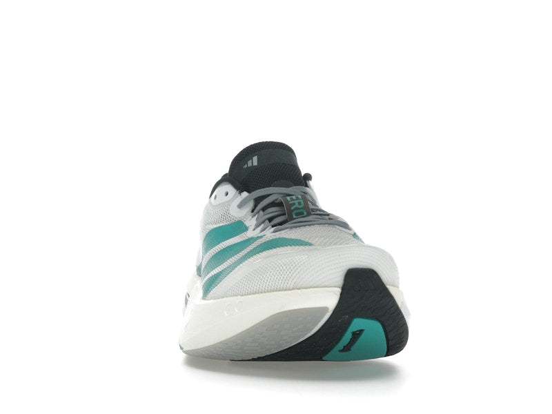 adidas Adizero Boston 13 White Pure Teal