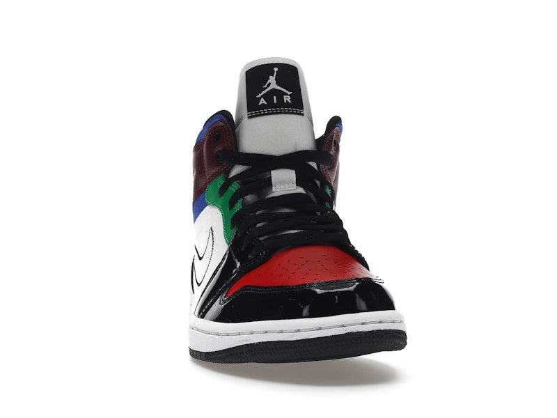 Jordan 1 Mid SE Black White Multi-Color (Women's)