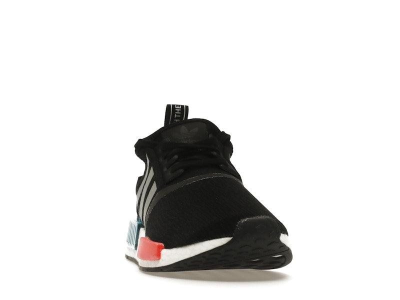 adidas NMD R1 Black Silver Solar Red
