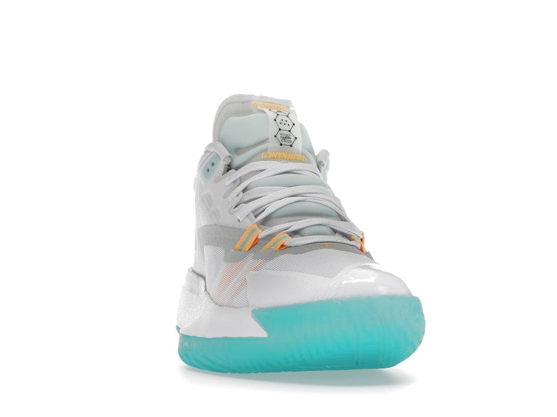 Jordan Zion 1 White Dynamic Turquoise
