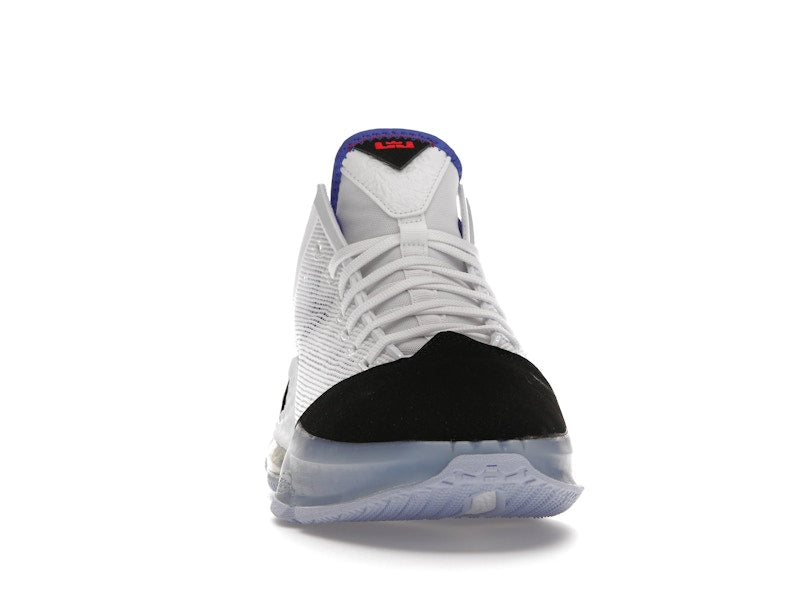 Nike LeBron 19 Low White Medium Blue Siren Red Black