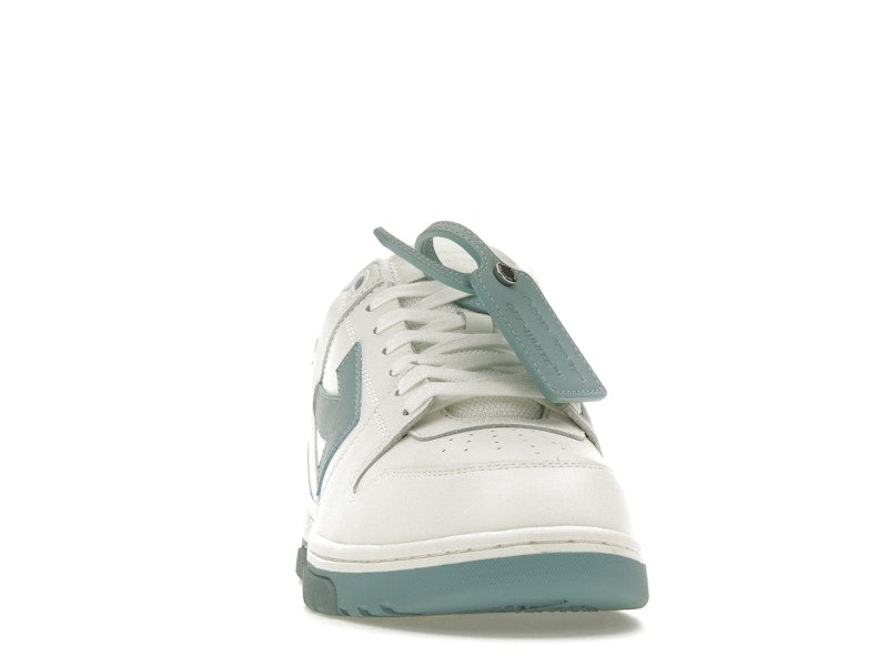 OFF-WHITE Out Of Office OOO Low Tops White Celadon