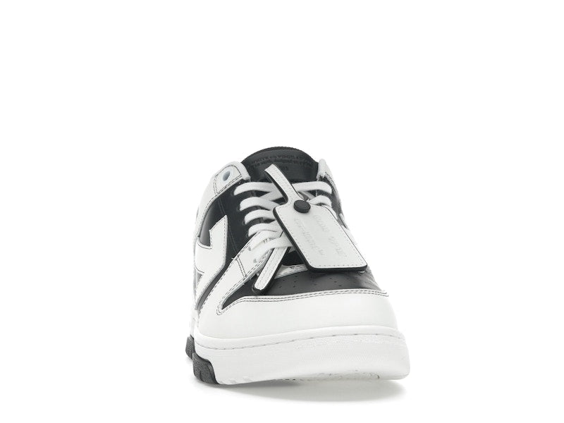 OFF-WHITE Out Of Office OOO Low Tops Black White