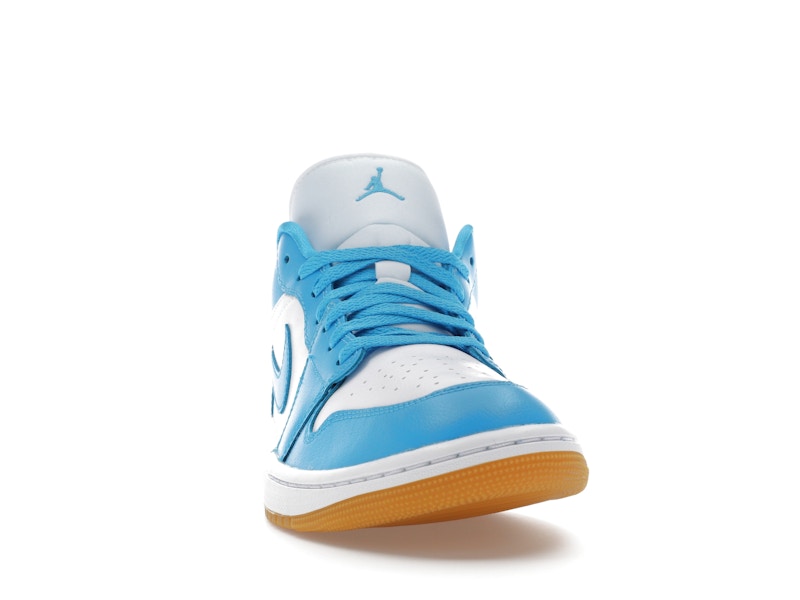 Jordan 1 Low White Gum Light Brown Dark Powder Blue (Women's)