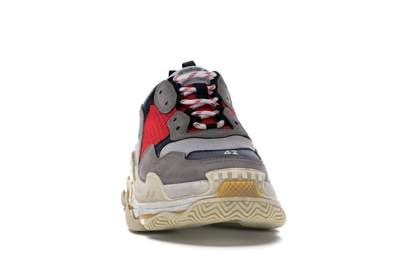 Balenciaga Triple S Grey Red Blue (2018 Reissue)