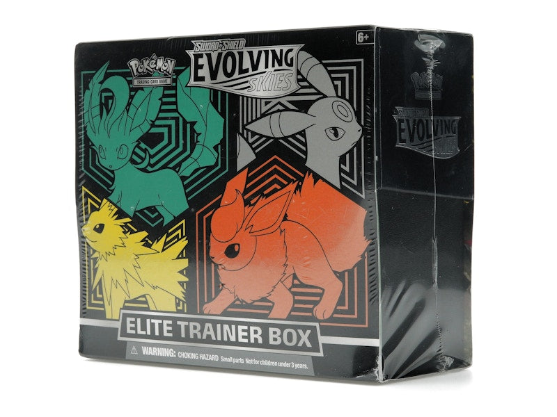 Pokémon TCG Sword & Shield Evolving Skies Elite Trainer Box (Flareon/Jolteon/Umbreon/Leafeon)
