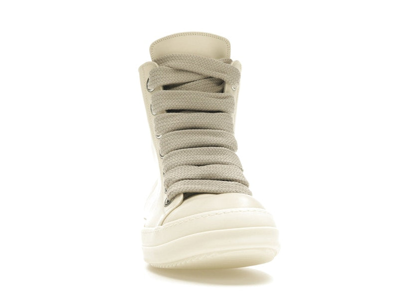 Rick Owens Lido High Sneaks Jumbo Laced Milk