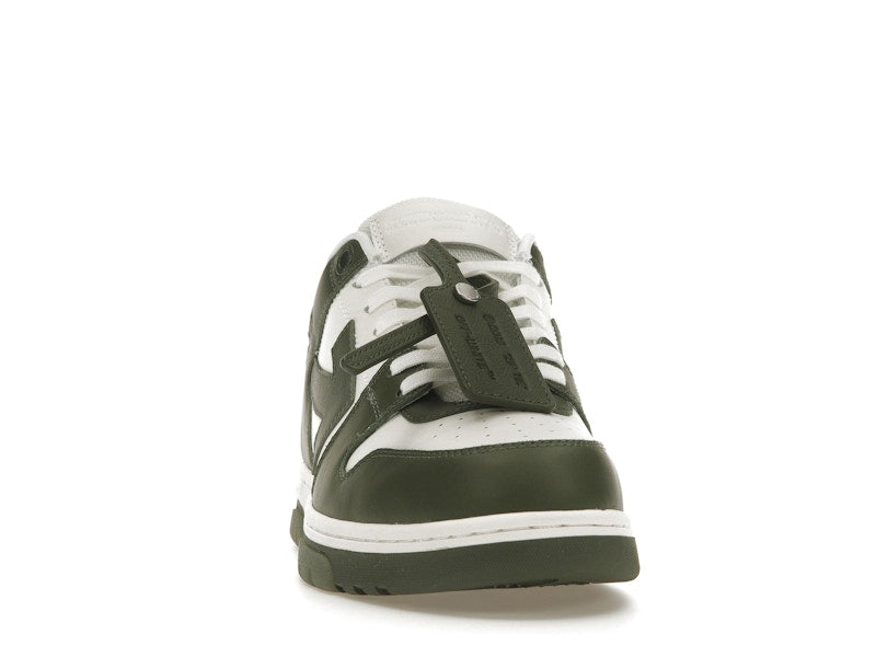 OFF-WHITE Out Of Office OOO Low Tops White Khaki