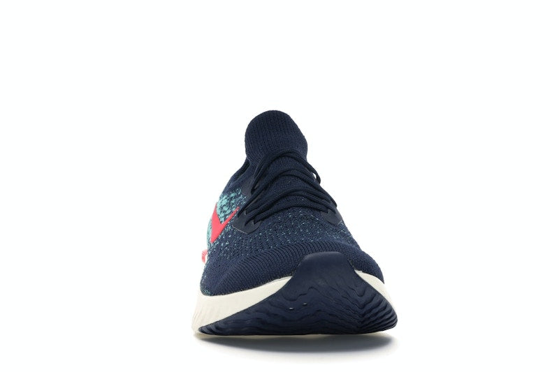 Nike Epic React Flyknit College Navy Hyper Jade