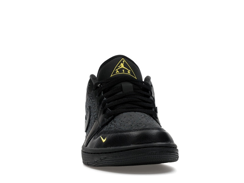 Jordan 1 Low Black Elephant Print
