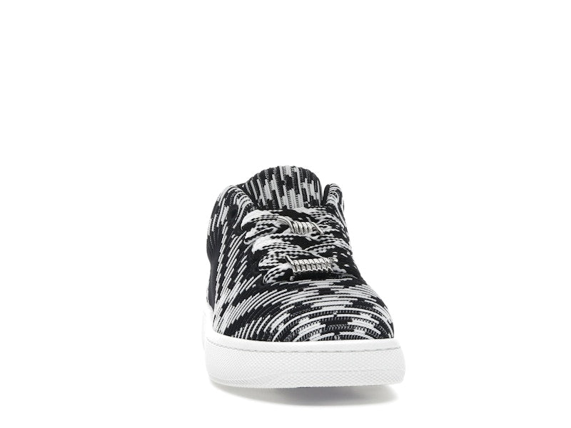 Burberry Check Knit Box Sneaker Black White (Women's)