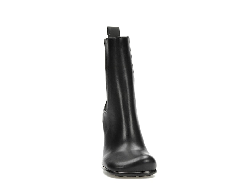 Bottega Veneta Storm Moulded Toe Leather Chelsea Boot Black (Women's)