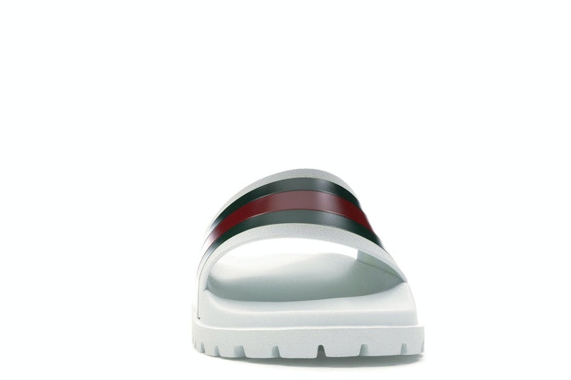 Gucci Web Slide Sandal White