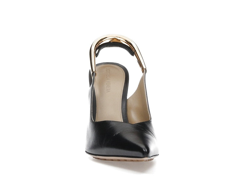 Bottega Veneta Punta Pointed-Toe Slingback Pumps Black (Women's)