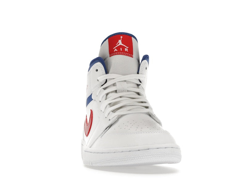 Jordan 1 Mid White Red Royal (Women's)