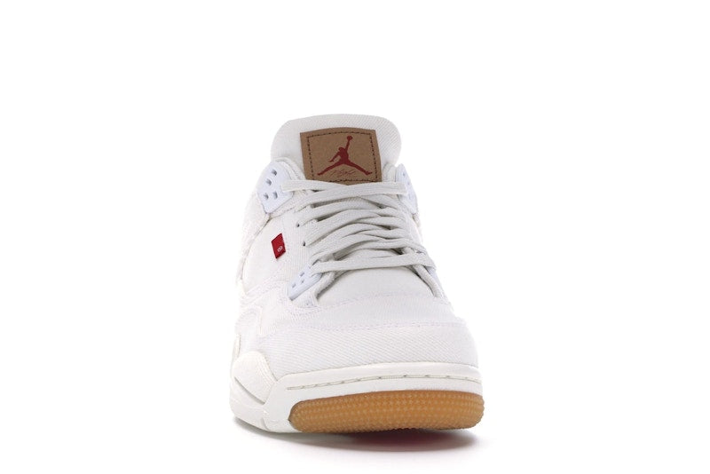 Jordan 4 Retro Levi's White (GS) (Blank Tag)