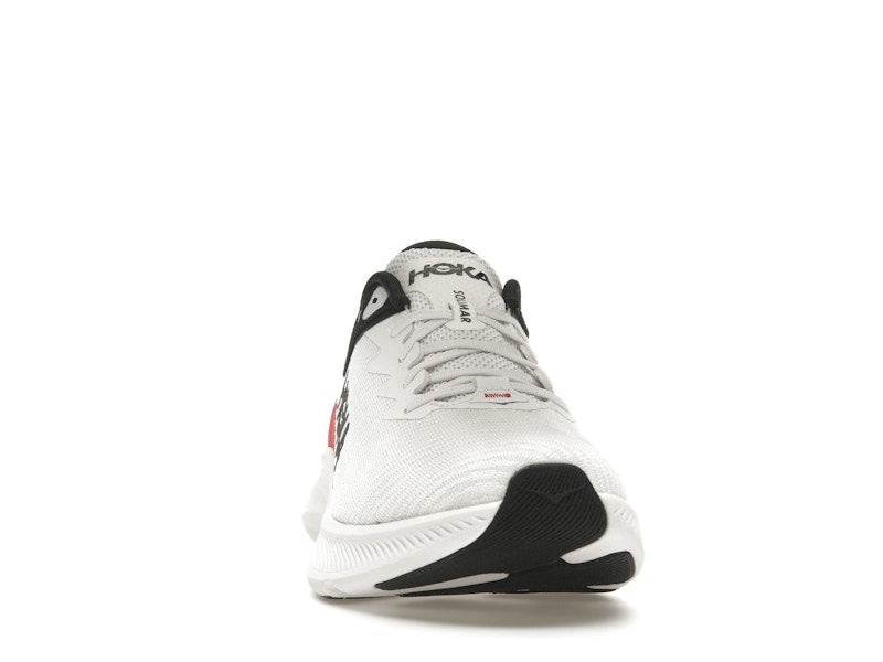Hoka One One Solimar White Cosmic Grey Red