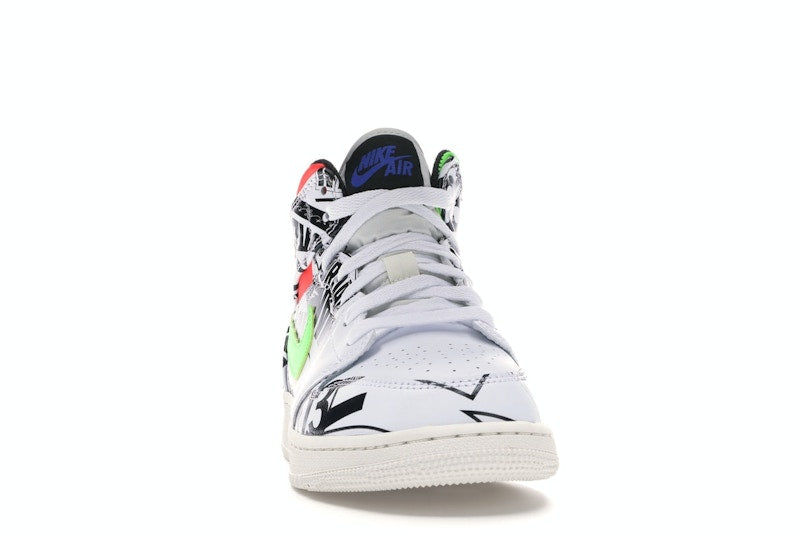 Jordan 1 Mid All Over Logos (GS)
