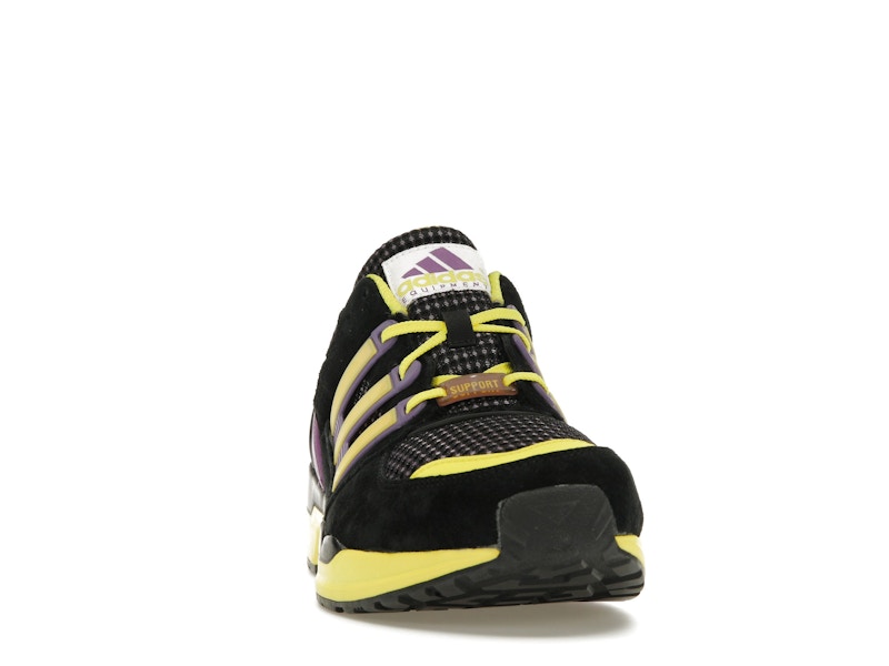 adidas EQT Support Running Black Lemon Purple