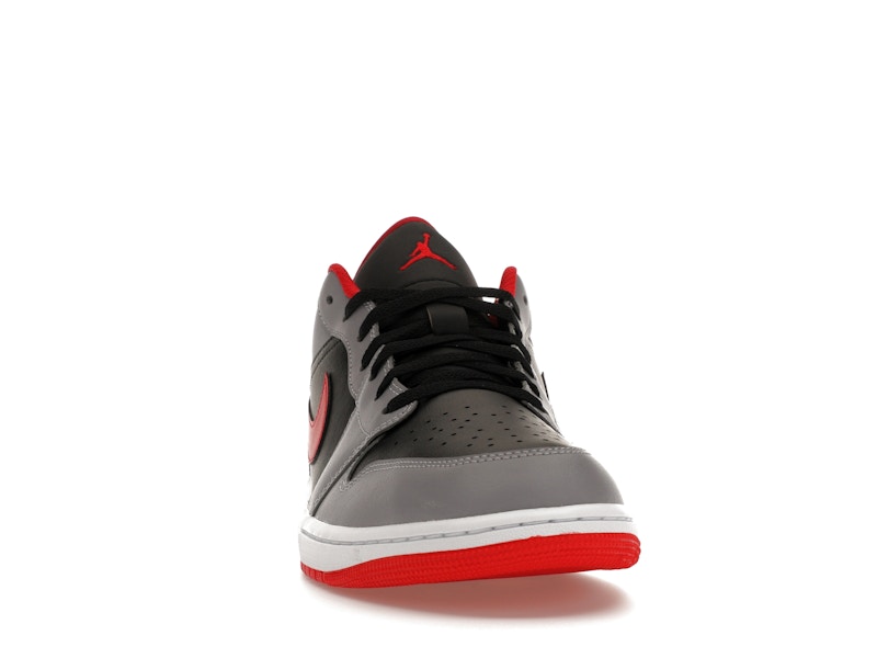 Jordan 1 Low Black Light Smoke Grey Gym Red