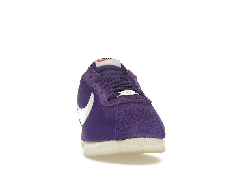 Nike Cortez Textile Field Purple Alabaster Safety Orange Summit White (Women's)