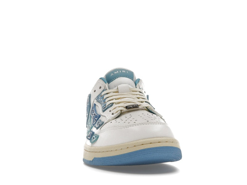 AMIRI Skel Top Low Bandana White Light Blue
