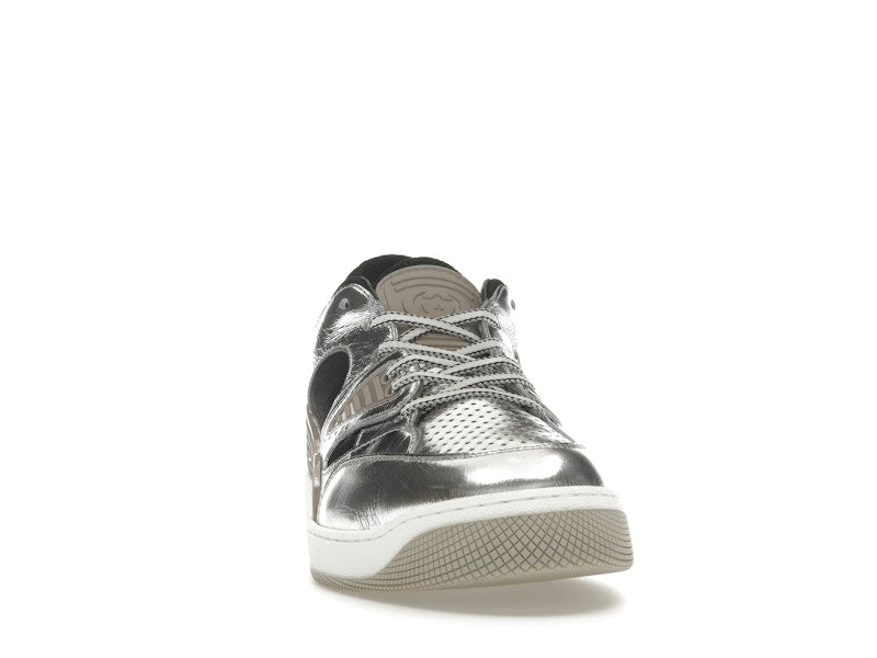 Gucci Basket Low Silver Black