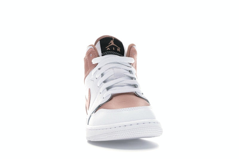Jordan 1 Mid White Rose Gold (GS)
