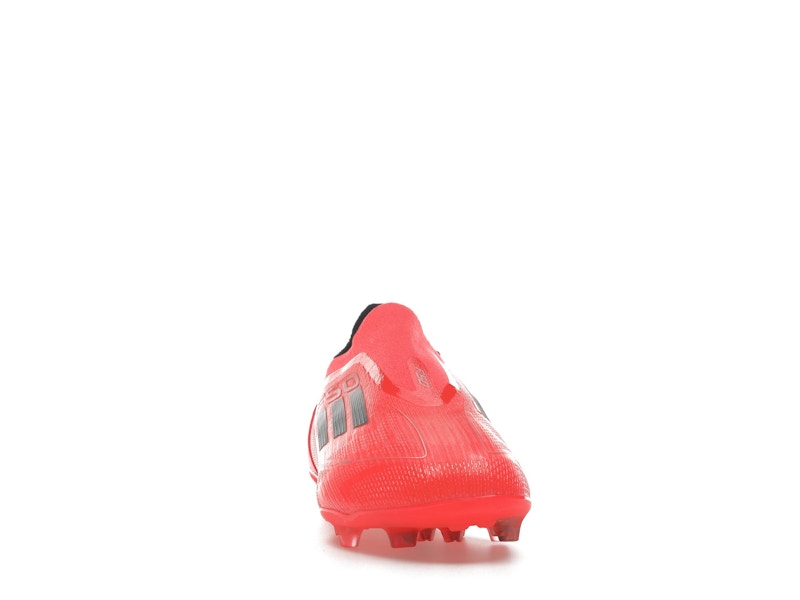 adidas F50 Pro Laceless FG Turbo Aurora Black Platinum Metallic (GS)