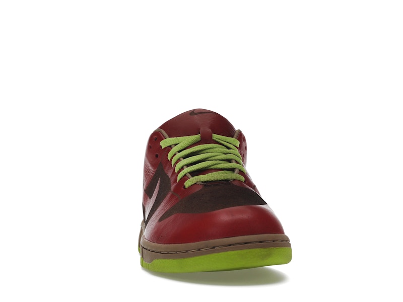 Nike Dunk Low 1-Piece Laser Varsity Red Chartreuse