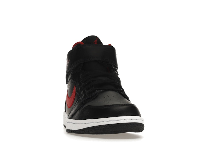 Jordan 1 High FlyEase Black Gym Red Smoke Grey