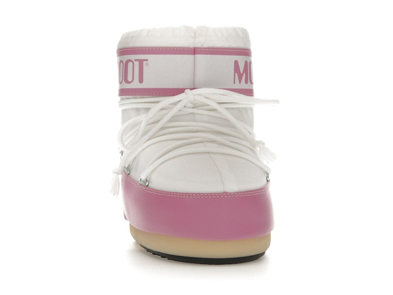 Moon Boot Icon Nylon Low Boot Pink White