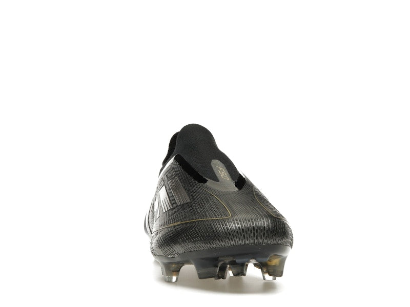 adidas F50 Elite Laceless FG Core Black Iron Metallic Gold Metallic