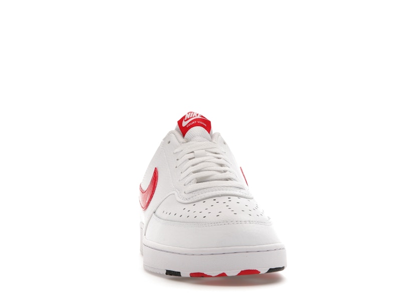 Nike Court Vision Low Swoosh Print Red