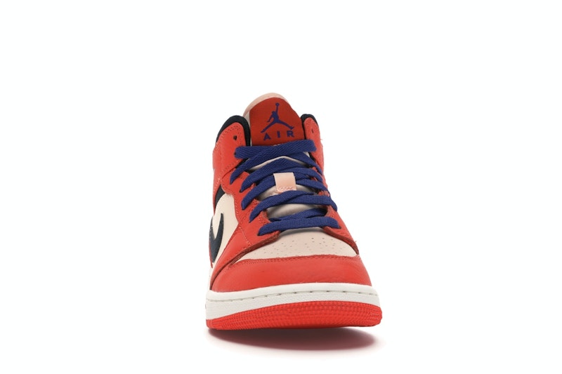 Jordan 1 Mid Team Orange Black (GS)