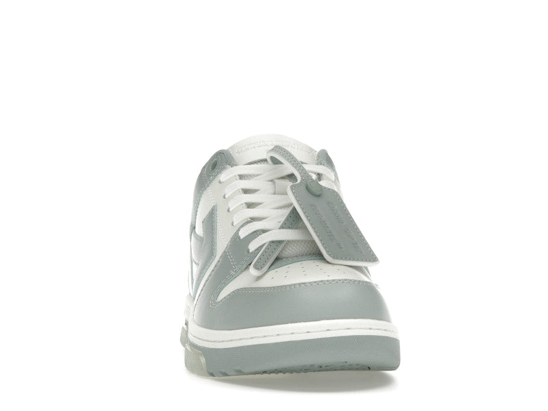 OFF-WHITE Out Of Office OOO Low Tops White Grey