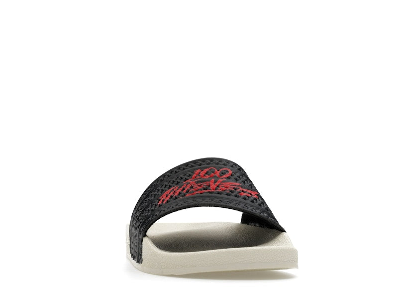 adidas Adilette Slides 100 Thieves Black Red