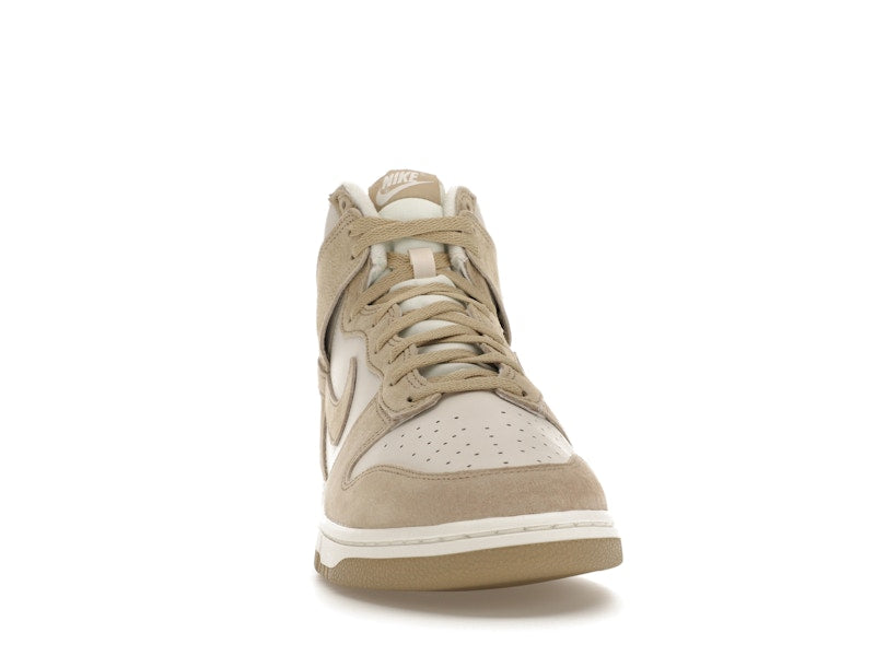Nike Dunk High Tan Suede White