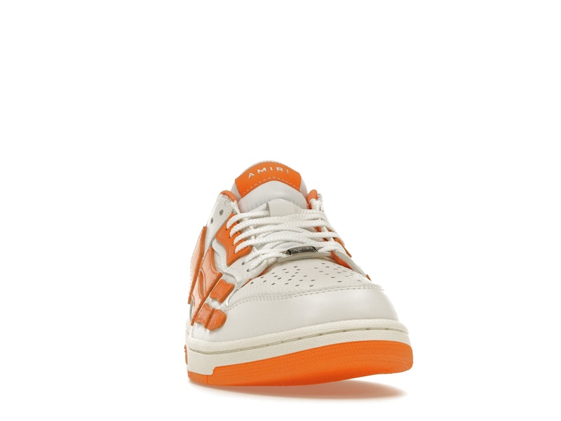 AMIRI Skel Top Low White Orange